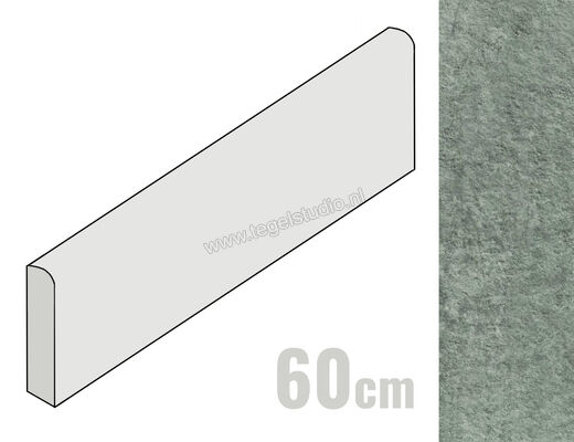  Ragno Stoneway_Ardesia Grigio 7x60 cm Plint Strutturato Mat Gestructureerd Naturale R5VG | 395782