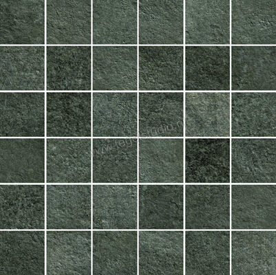  Ragno Stoneway_Ardesia Antracite 30x30 cm Mozaiek 5x5 Mat Gestructureerd Naturale R5VW | 395812
