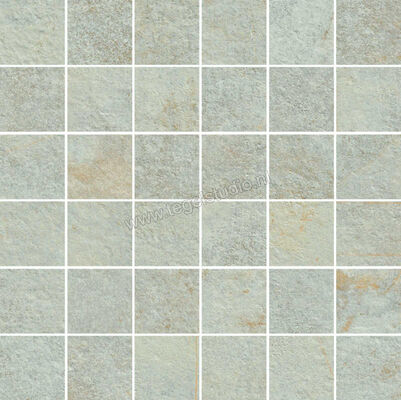  Ragno Stoneway_Ardesia Bianco 30x30 cm Mozaiek 5x5 Mat Gestructureerd Naturale R5VT | 395821
