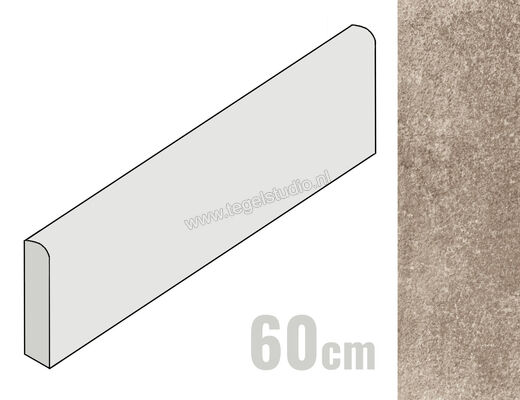  Ragno Stoneway_Barge Antica Beige 7x60 cm Plint Indoor Mat Gestructureerd Naturale R46R | 395983