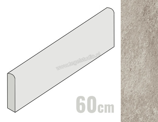  Ragno Stoneway_Barge Antica Grigio 7x60 cm Plint Mat Gestructureerd Naturale R3PU | 395995