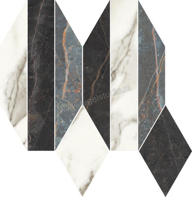 Topcollection On Stage Fortune Adelphi Boulevard 32x39 cm Vloertegel / Wandtegel Modulo Theater Glanzend Vlak Molata 0133517 | 397269