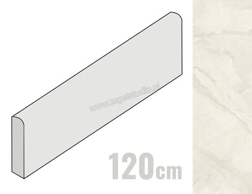  Imola Ceramica The Rock Ardesia 6x120 cm Plint Mat Vlak Naturale ARDESI6 BT120 | 398871