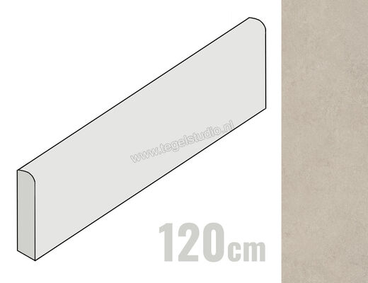  Imola Ceramica The Rock Dorset 6x120 cm Plint Mat Vlak Naturale DORSET6 BT120 | 399615