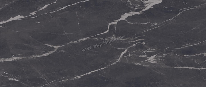  Imola Ceramica The Room Montecarlo Black 120x278 cm Vloertegel / Wandtegel Dikte: 6,5 mm Glanzend Vlak Lappato Honed MON BL6 278 LPM | 400308