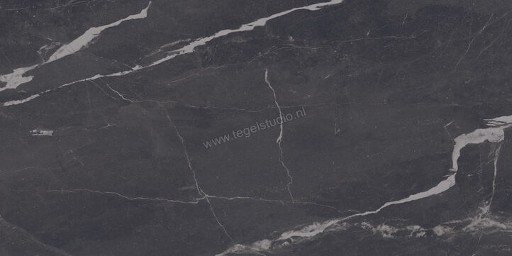  Imola Ceramica The Room Montecarlo Black 60x120 cm Vloertegel / Wandtegel Dikte: 6,5 mm Glanzend Vlak Lappato Honed MON BL6 12 LPM | 400449