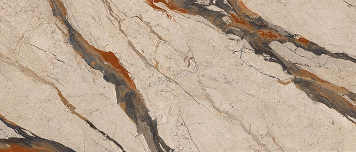  Imola Ceramica The Room Breccia Phoenix 120x278 cm Vloertegel / Wandtegel Dikte: 6,5 mm Glanzend Vlak Lappato BRE PH6 278 LP | 401430