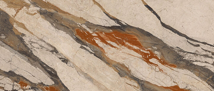  Imola Ceramica The Room Breccia Phoenix 120x278 cm Vloertegel / Wandtegel Dikte: 6,5 mm Glanzend Vlak Lappato BRE PH6 278 LP | 401445