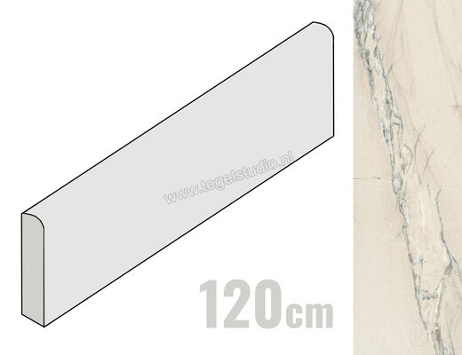  Imola Ceramica The Rock Macaubas 6x120 cm Plint Mat Vlak Naturale MACAUB6 BT120 | 401589