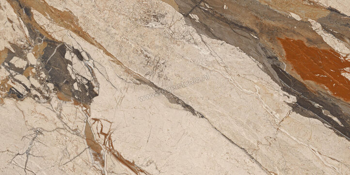  Imola Ceramica The Room Breccia Phoenix 60x120 cm Vloertegel / Wandtegel Dikte: 6,5 mm Glanzend Vlak Lappato Honed BRE PH6 12 LPM | 401610