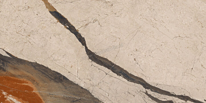  Imola Ceramica The Room Breccia Phoenix 60x120 cm Vloertegel / Wandtegel Dikte: 6,5 mm Glanzend Vlak Lappato BRE PH6 12 LP | 401634