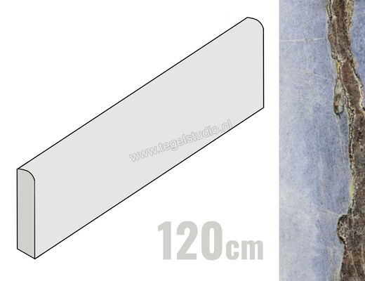  Imola Ceramica The Room Onice Aragosta 6x120 cm Plint Mat Glanzend Vlak Lappato Honed ONI AR6 12 LPM BT | 401811