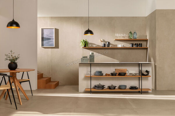  Imola Ceramica Azuma Up Sand S 120x120 cm Vloertegel / Wandtegel Mat Vlak Naturale A.UP 120S RM | 401982
