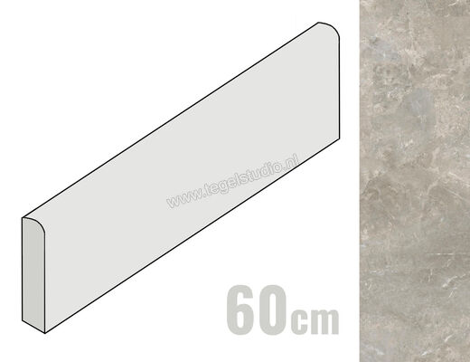  Ariostea Twin.s Steam 6.5x60 cm Plint Mat Gestructureerd Soft B60699T | 404073