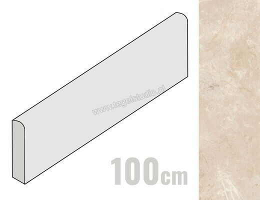  Ariostea Twin.s Anise 6.5x100 cm Plint Mat Gestructureerd Soft B100700T | 404085