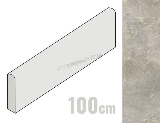  Ariostea Twin.s Steam 6.5x100 cm Plint Mat Gestructureerd Soft B100699T | 404088