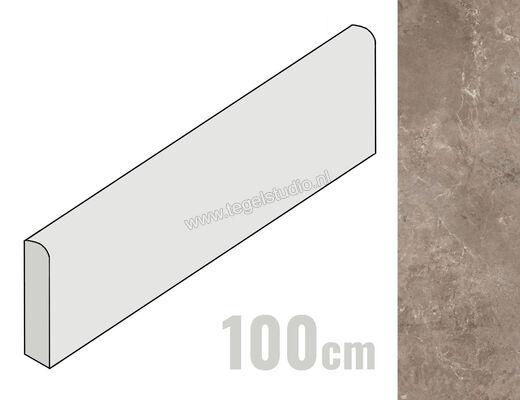  Ariostea Twin.s Dove 6.5x100 cm Plint Mat Gestructureerd Soft B100698T | 404091