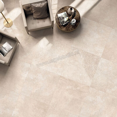  Topcollection Beauvistone Beige 60x60x2 cm Terrastegel Mat Vlak BEAUVSTONE6020 | 405318
