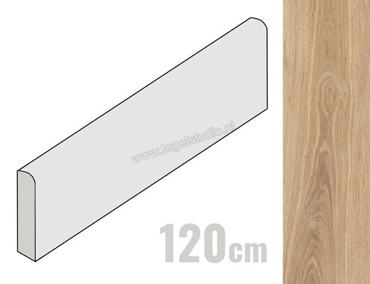  Villeroy & Boch Wood Selection Brushed Oak 5x120 cm Plint (Excellence) Mat Gestructureerd VilbostonePlus 2877 WL10 0 | 405453