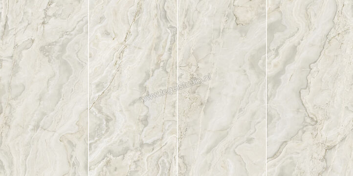  La Fabbrica Ava Onice Iride Avorio 60x120 cm Vloertegel / Wandtegel Glanzend Vlak Lappato 173061 | 405540