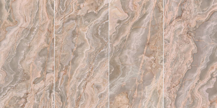  La Fabbrica Ava Onice Iride Malaga 60x120 cm Vloertegel / Wandtegel Glanzend Vlak Lappato 173063 | 405558