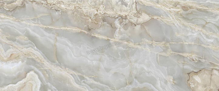  La Fabbrica Ava Onice Iride Argento 60x120 cm Vloertegel / Wandtegel Glanzend Vlak Lappato 173066 | 405891