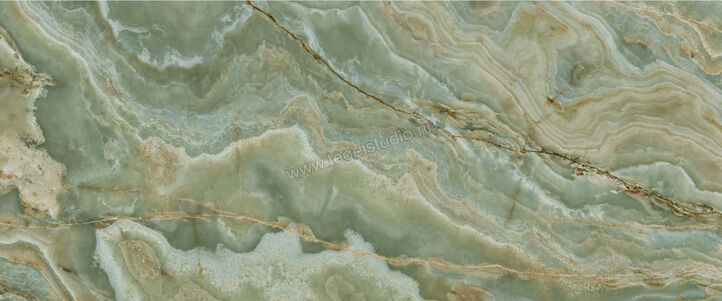  La Fabbrica Ava Onice Iride Giada 60x120 cm Vloertegel / Wandtegel Glanzend Vlak Lappato 173062 | 405909