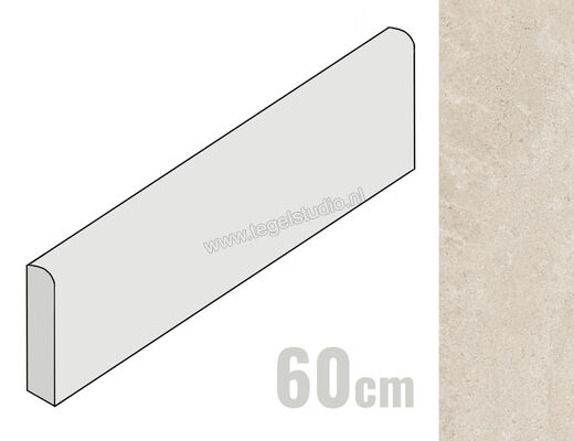  Villeroy & Boch Merida Creme 5x60 cm Plint Mat Vlak VilbostonePlus 2875 AJ10 0 | 406503