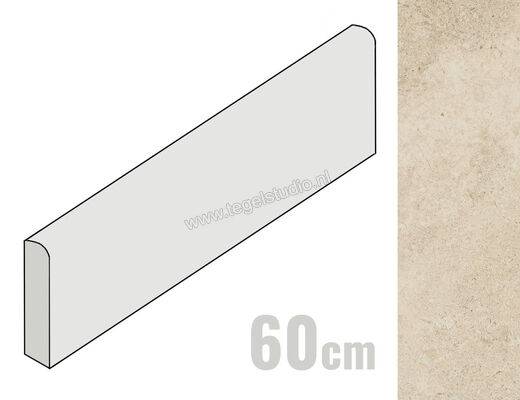  Villeroy & Boch Merida Sand 5x60 cm Plint Mat Vlak VilbostonePlus 2875 AJ20 0 | 406506