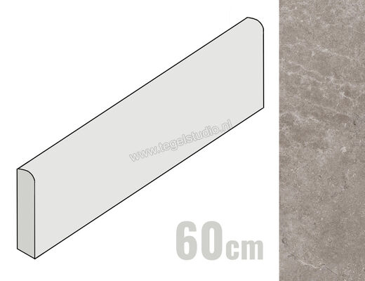  Villeroy & Boch Merida Pebble 5x60 cm Plint Mat Vlak VilbostonePlus 2875 AJ60 0 | 406509