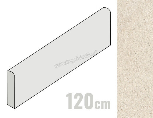  Del Conca Sensoria Naturale 7x120 cm Plint Mat Vlak Naturale G0SO01R12 | 406971