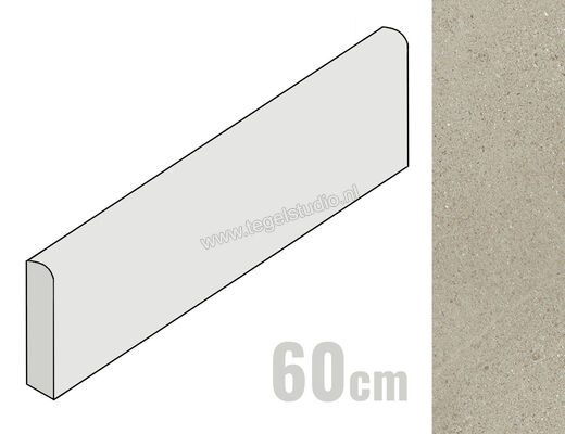  Del Conca Sensoria Vegetale 7.5x60 cm Plint Mat Vlak Naturale G0SO03R60 | 406983