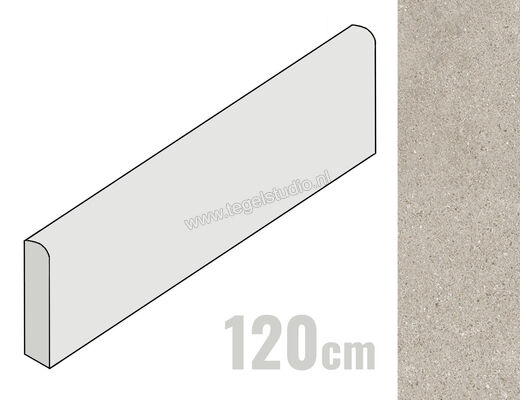  Del Conca Sensoria Fresco 7x120 cm Plint Mat Vlak Naturale G0SO05R12 | 406989