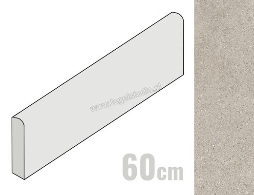  Del Conca Sensoria Fresco 7.5x60 cm Plint Mat Vlak Naturale G0SO05R60 | 406992