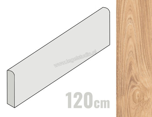  Del Conca St. Regis Giallo Reale 6.5x120 cm Plint Mat Vlak Naturale 13SR11R12 | 407256