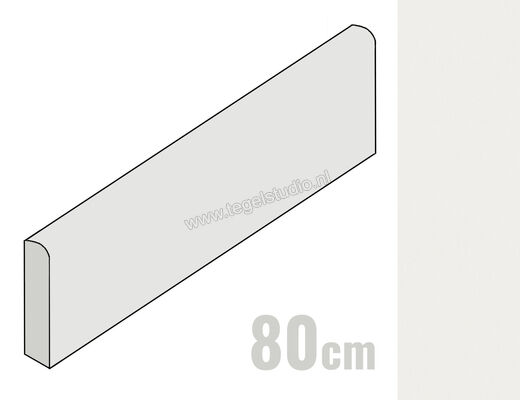  Del Conca Bioterre Calce 7x80 cm Plint Mat Vlak Naturale G0BE10R80 | 407988