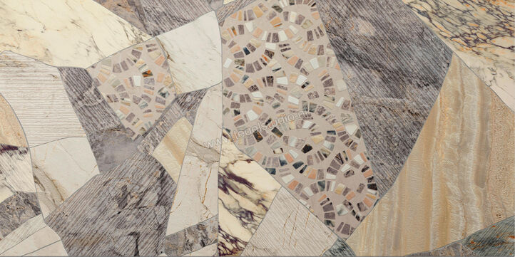  Del Conca Marble Edition Blended 60x120 cm Vloertegel / Wandtegel Blended Mat Gestructureerd Naturale GCMEBLENDR | 409713