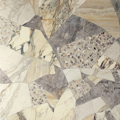  Del Conca Marble Edition Blended 120x120 cm Vloertegel / Wandtegel Blended Mat Gestructureerd Naturale GRMEBLENDR | 409743