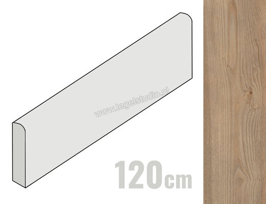  Del Conca Native Castagno 6.5x120 cm Plint Mat Vlak Naturale 13NI09R12 | 409758