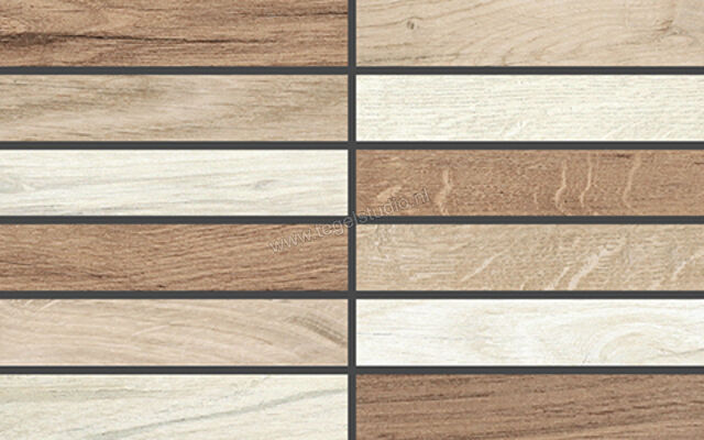  Del Conca Foreste d'Italia Mix 20x32 cm Mozaiek Foliage Mix Mat Gestructureerd Naturale 27FIFOMIX | 410631