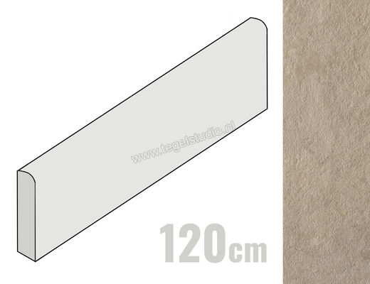  Del Conca Stone Edition Pietra Di Borgogna 7x120 cm Plint Mat Gestructureerd Naturale G0SE01R12 | 410745