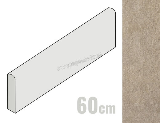  Del Conca Stone Edition Pietra Di Borgogna 7.5x60 cm Plint Mat Gestructureerd Naturale G0SE01R60 | 410748