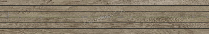  Del Conca Nabi Brown 20x120 cm Wandtegel Oasi NB09 Mat Vlak Naturale 21NB09MO | 411042