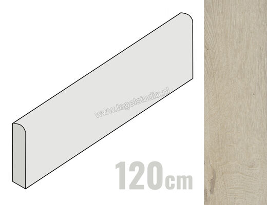  Del Conca Nabi Taupe 6.5x120 cm Plint Mat Vlak Naturale 13NB03R12 | 411216