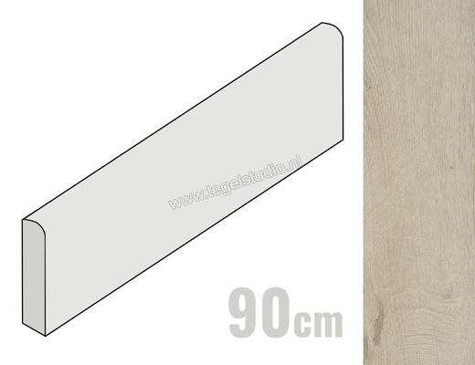  Del Conca Nabi Taupe 6.5x90 cm Plint Mat Vlak Naturale 13NB03R90 | 411219