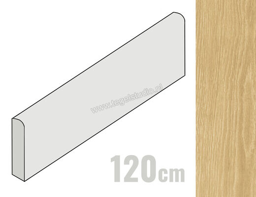  Del Conca Nabi Honey 6.5x120 cm Plint Mat Vlak Naturale 13NB07R12 | 411228