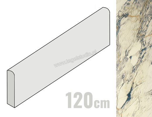  Del Conca Marble Edition Breccia Capraia 7x120 cm Plint Mat Gestructureerd Naturale G0ME07R12 | 411435