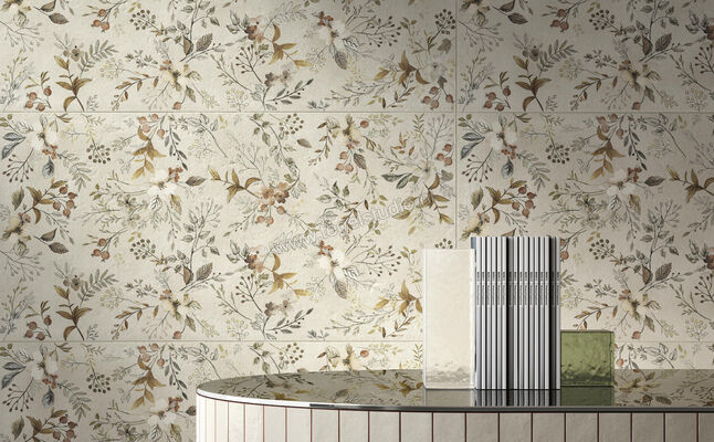  Del Conca Deco Studio Wildflowers 60x120 cm Wandtegel Dekor Mat Vlak Naturale GCDSWILDFLR | 411450