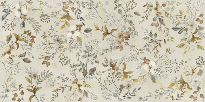  Del Conca Deco Studio Wildflowers 60x120 cm Wandtegel Dekor Mat Vlak Naturale GCDSWILDFLR | 411456