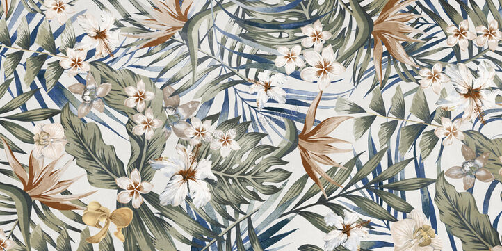  Del Conca Deco Studio Jungle 60x120 cm Wandtegel Dekor Mat Vlak Naturale GCDSJUNGLER | 411459